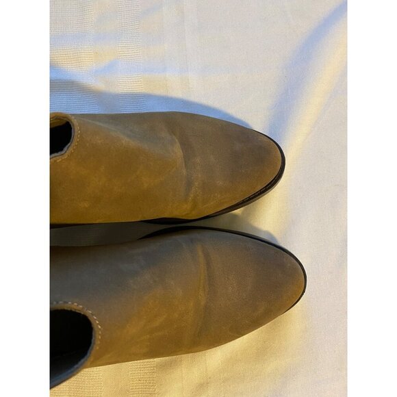 Pierre Dumas Womens Brown Ankle Booties With Zipper Closure - Size 10 - Picture 13 of 15